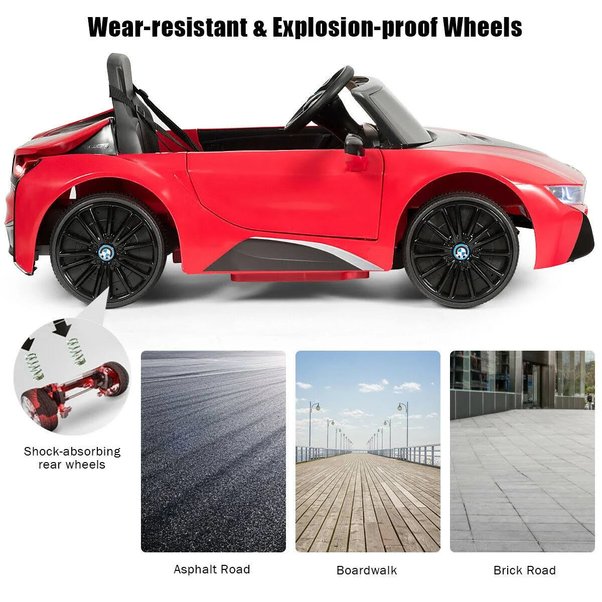 Red Kids Ride on Car E736382