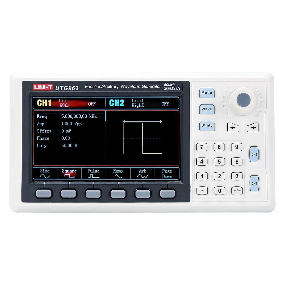30 MHz Dual-Channel Function Generator Arbitrary Waveform K51043