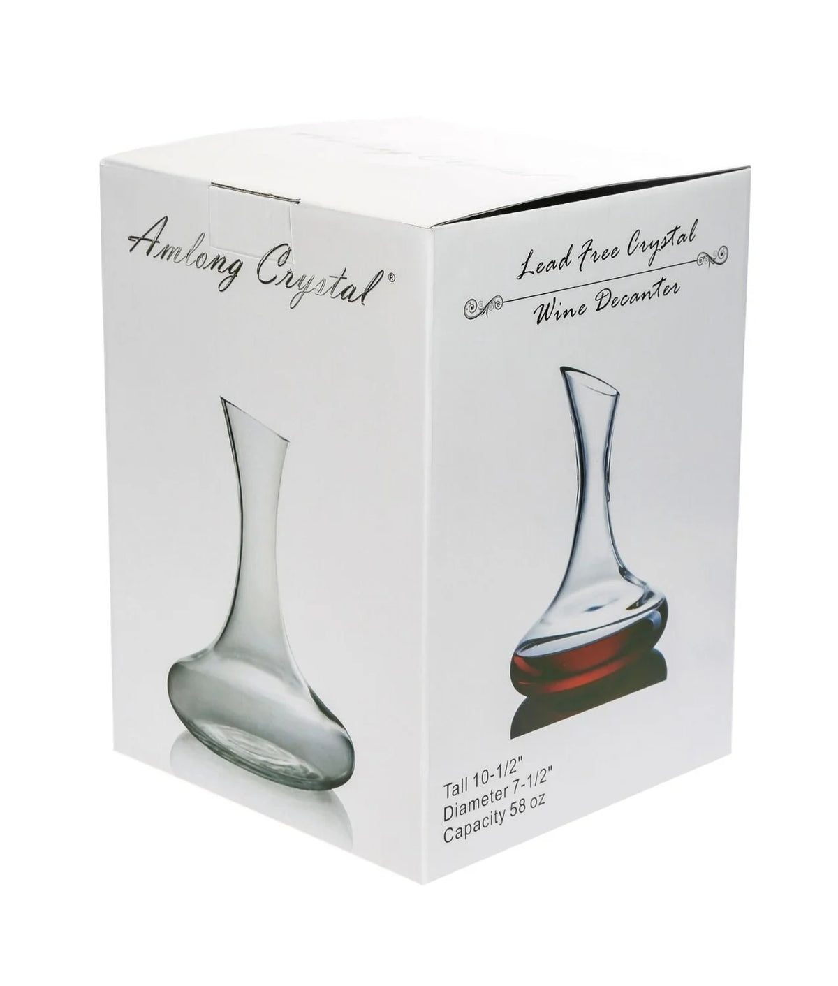 Lead Free Crystal Wine Decanter 58 oz L16075