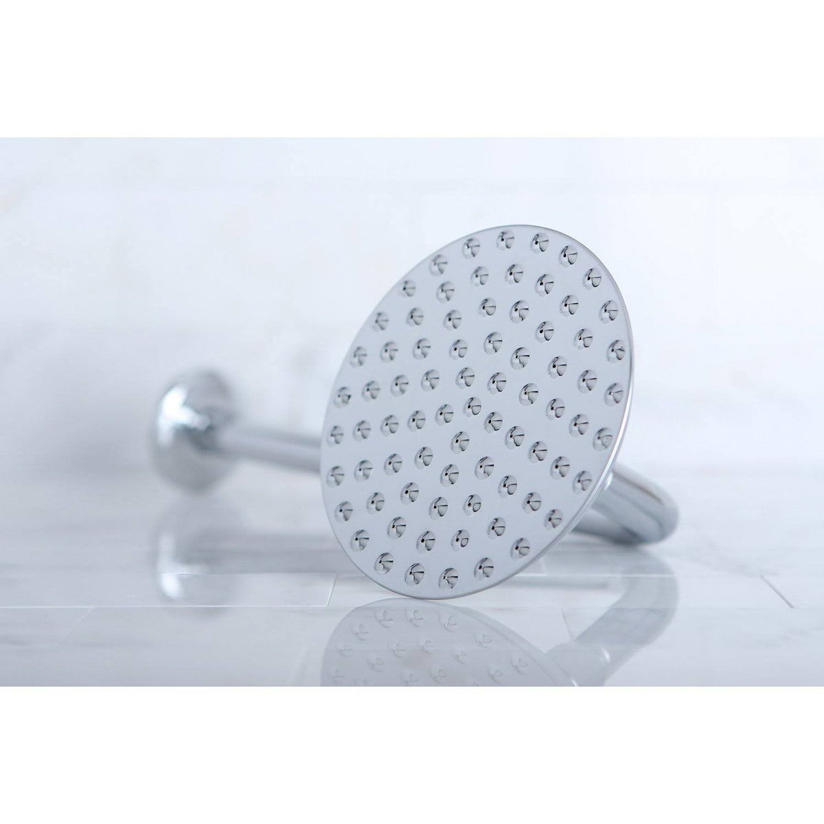 Brushed Nickel Shower Head with Shower Arm E192