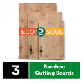Bamboo Cutting Board Set of 3 H238