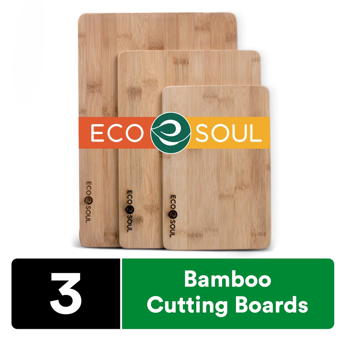 Bamboo Cutting Board Set of 3 H238