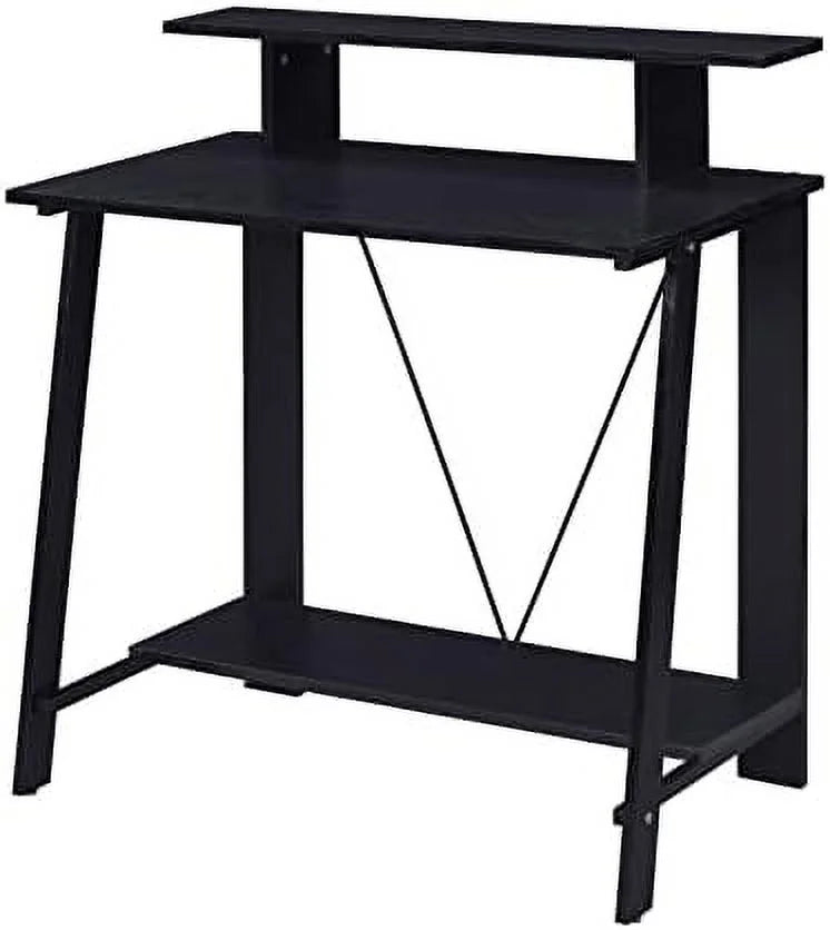 32'' Corner Computer Desk with Shelves W453
