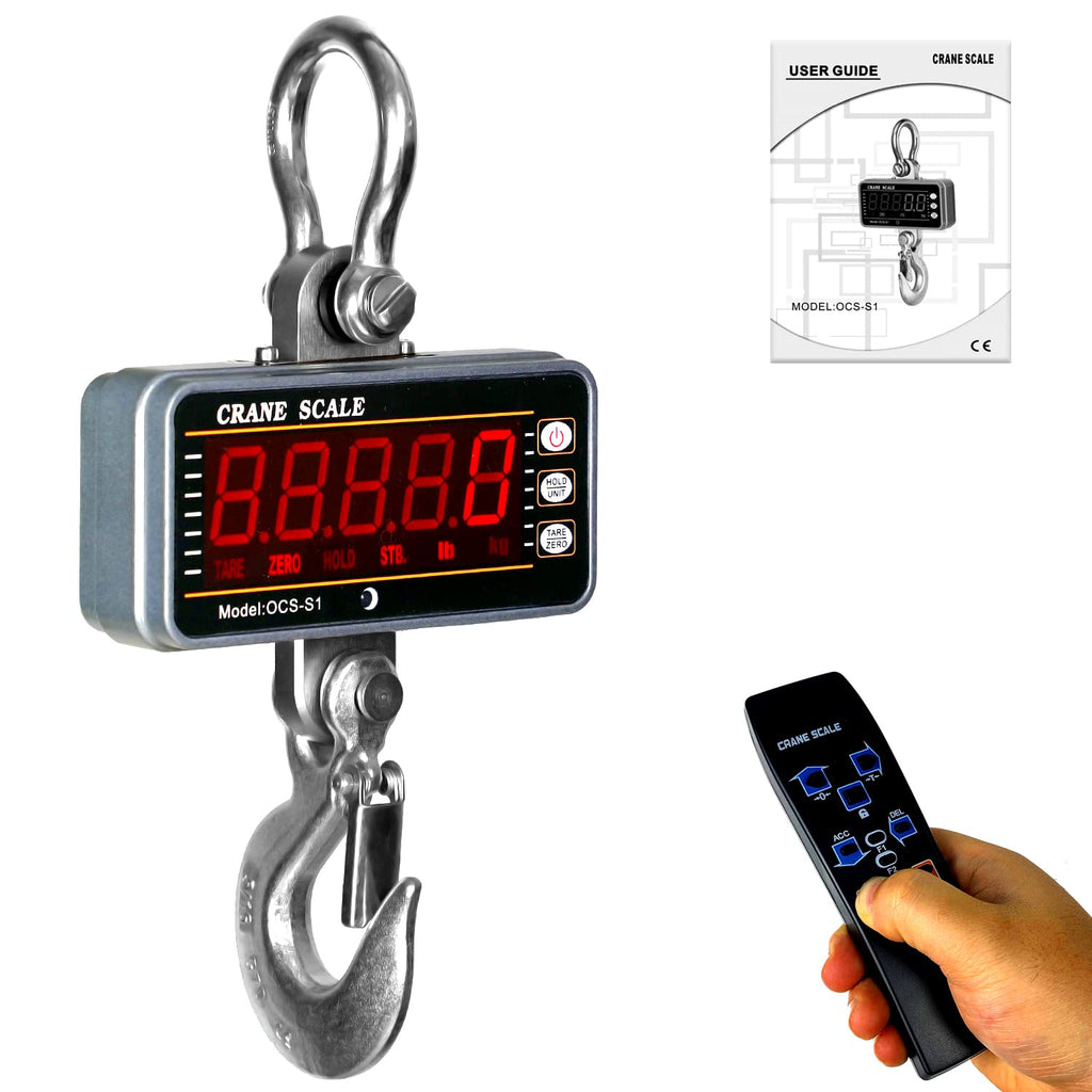 Digital Crane Scale with Remote Control (Yellow) Y183319