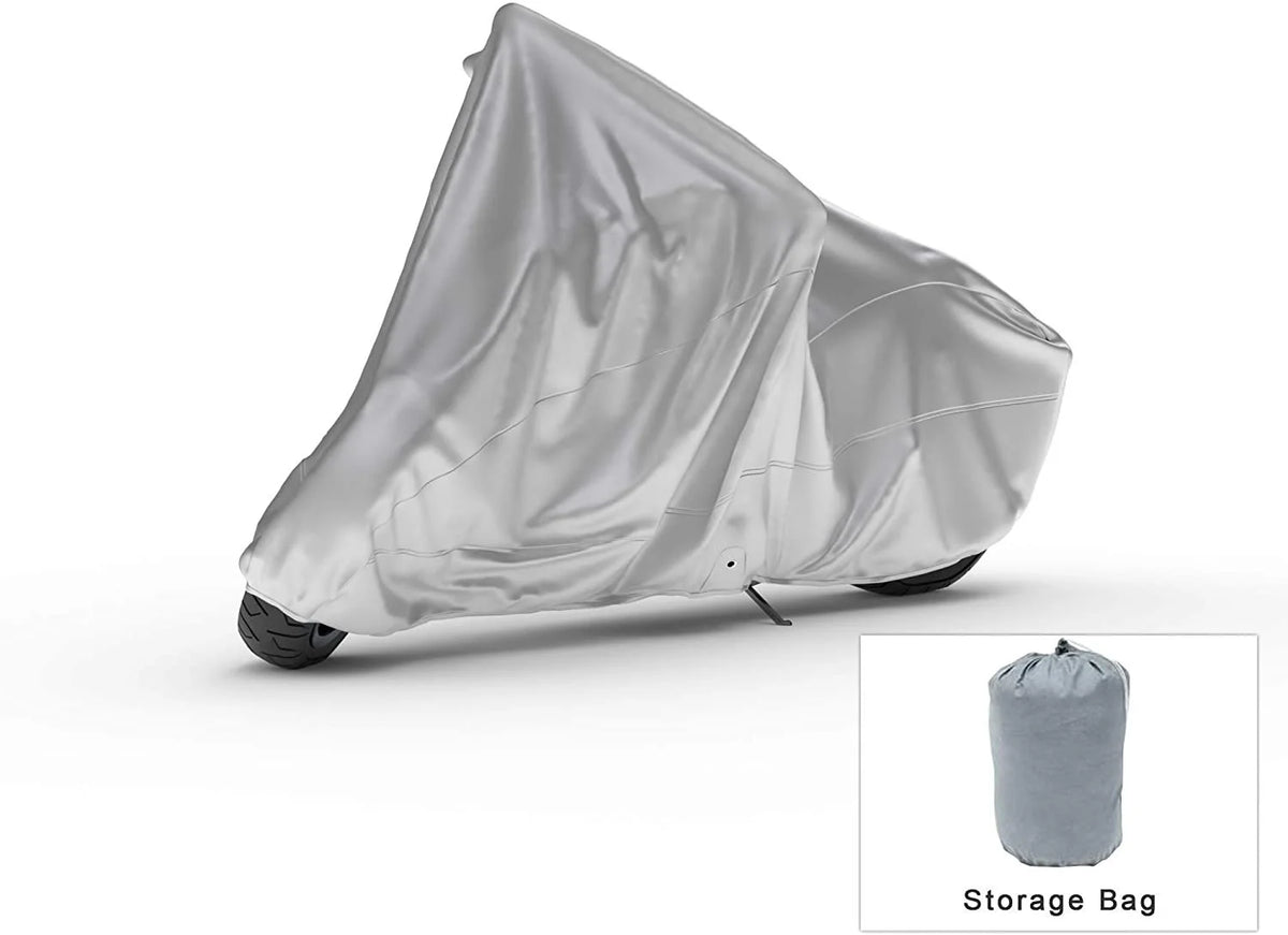 Motorcycle Cover with Reinforced Securing Straps and Storage Bag N5709