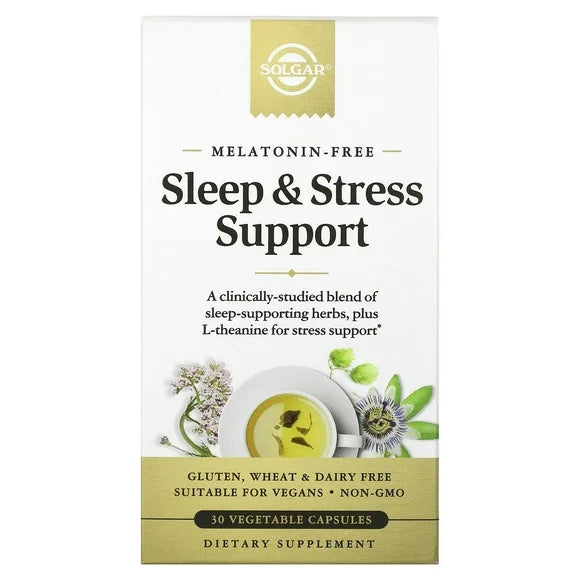 Sleep & Stress Support 30 Vegetable Capsules W2563