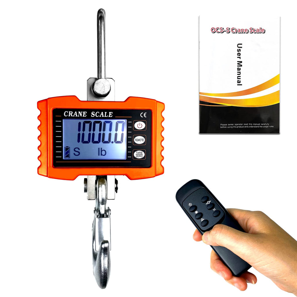 Digital Crane Scale with Remote Control (Yellow) Y183319