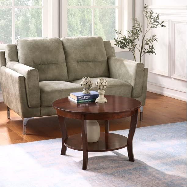 Espresso Round Coffee Table J96251