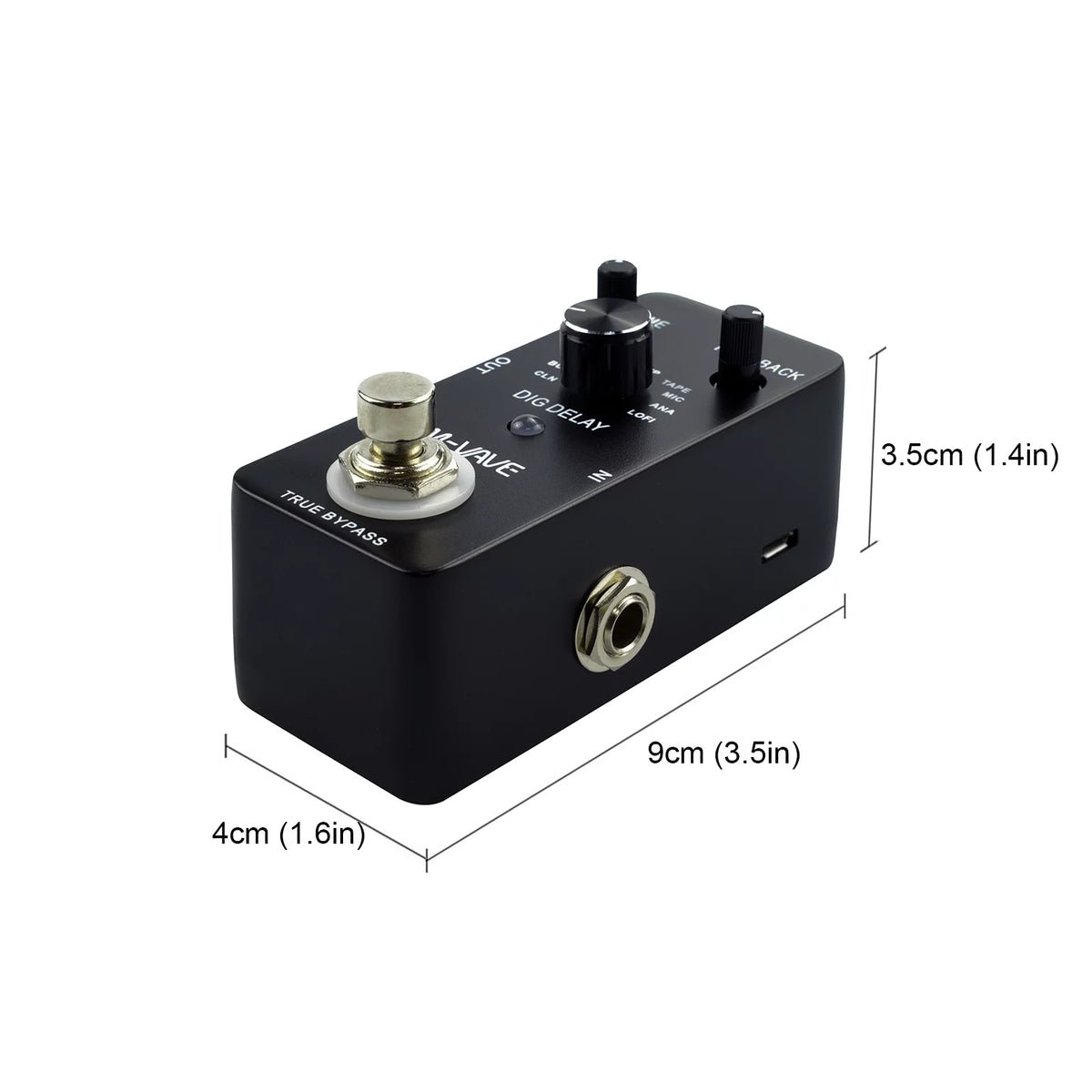 Digital Delay Guitar Effect Pedal with 9 Delay Effects True Bypass P59844