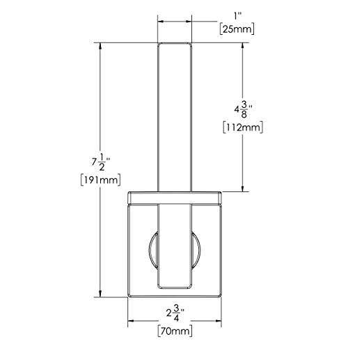Brushed Bronze Paper Holder V713153
