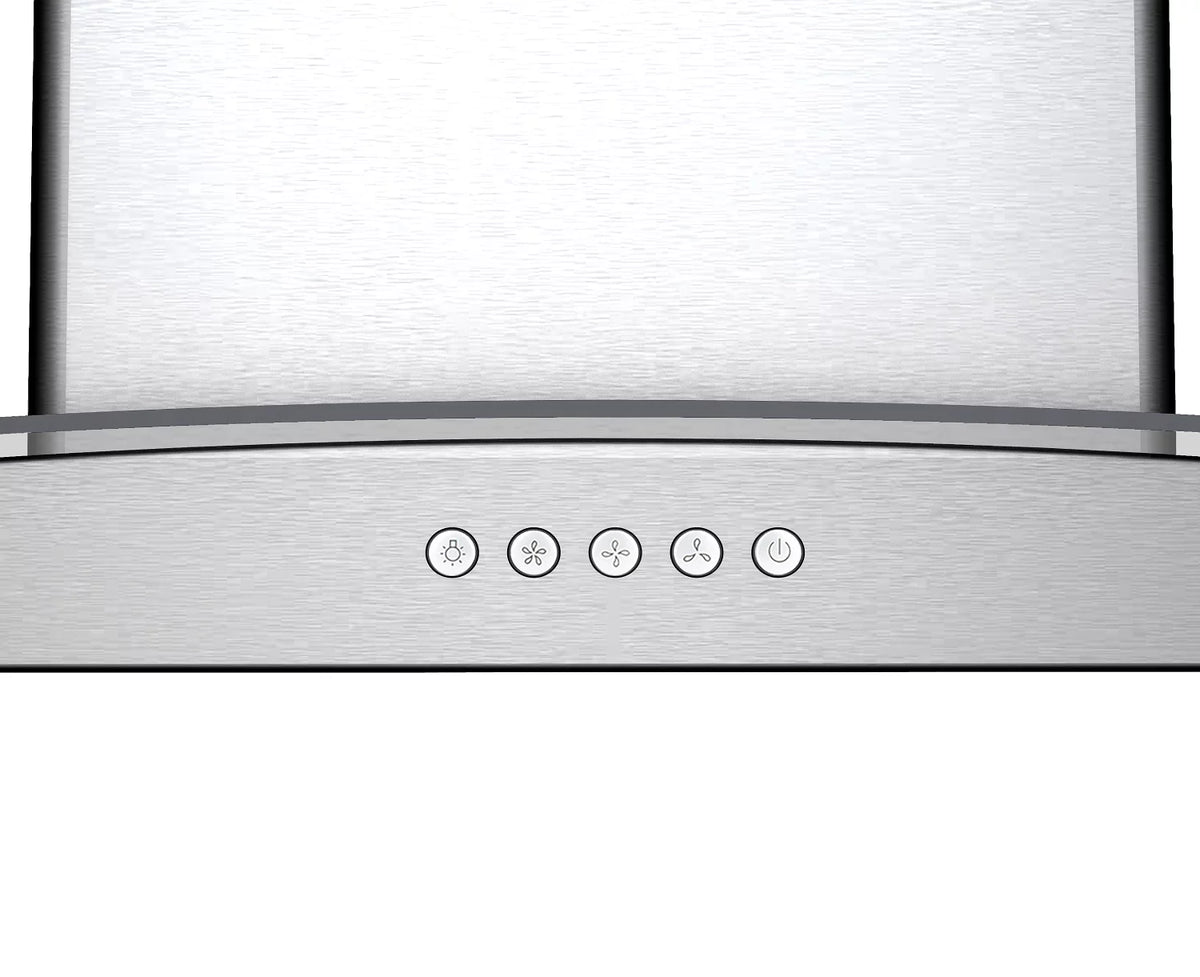 36" 900 CFM Stainless Steel Island Mount Range Hood Q250603