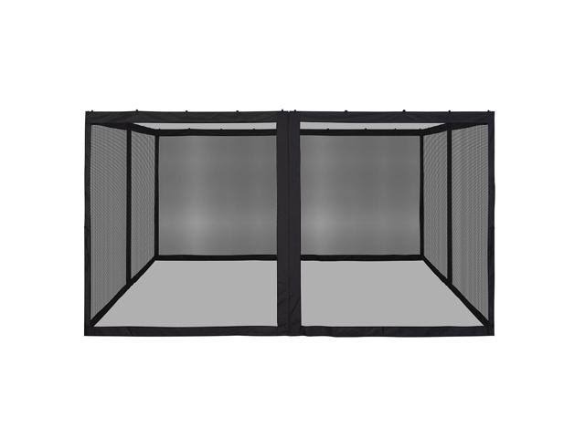 22x7ft Universal Replacement Mosquito Mesh Netting Zip Walls F7659