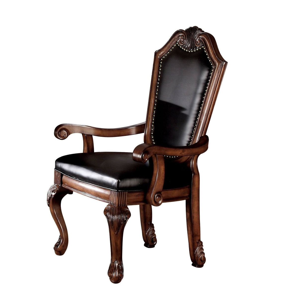 Cherry/Black Side Chair - 2 count G6605