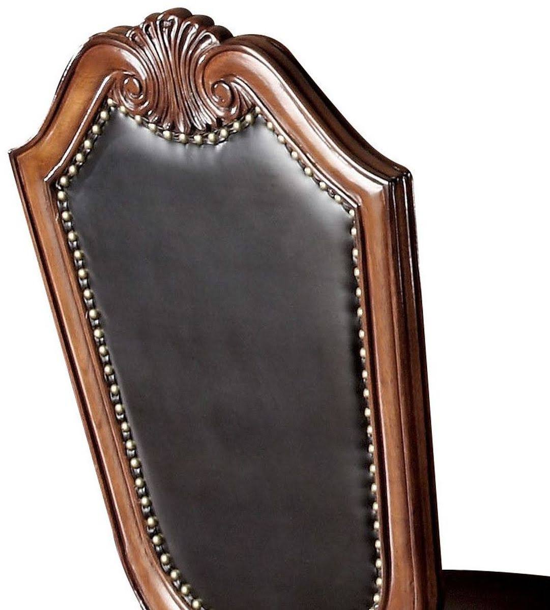 Cherry/Black Side Chair - 2 count G6605