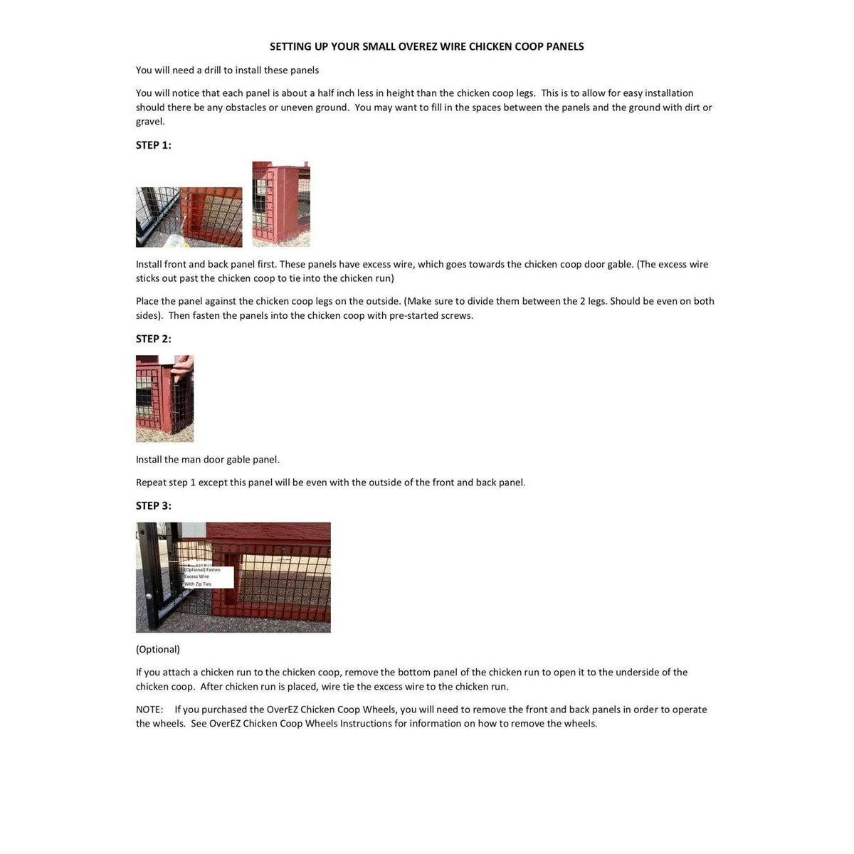Chicken Coop P536