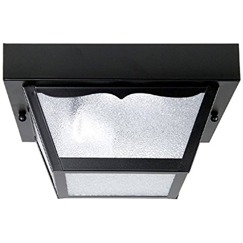 2 Light Black Outdoor Flush Mount Q89537