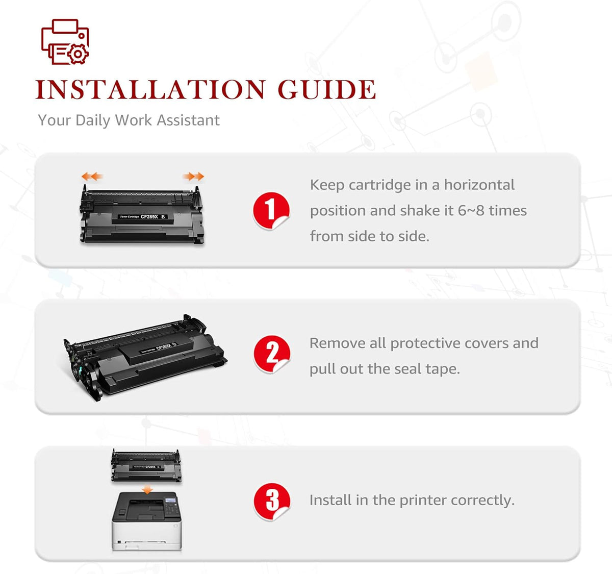 Compatible Toner Cartridge Replacement for HP Printer (Black, 1-Pack) L3925