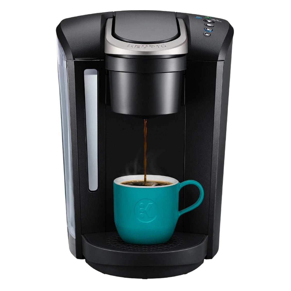 Single-Serve K-Cup Pod Coffee Maker with Strength Control, Matte Black J790