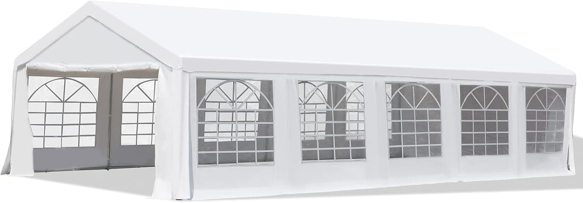 White Commercial Party Tent Gazebo with Removable Sidewalls V754