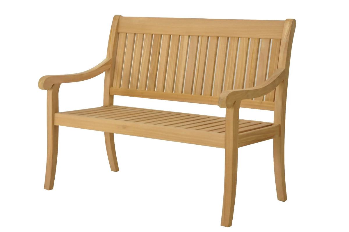 4 Feet Teak Wood Outdoor Bench O460694