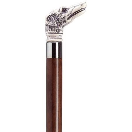 Walnut Cane with Polymer Resin Handle Z303