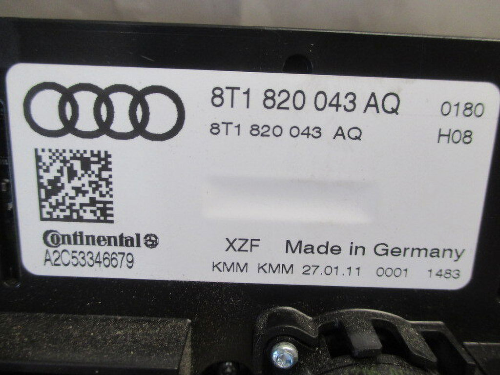 Pre-Owned Audi Q5 AC Heater Temperature Control Unit D65711