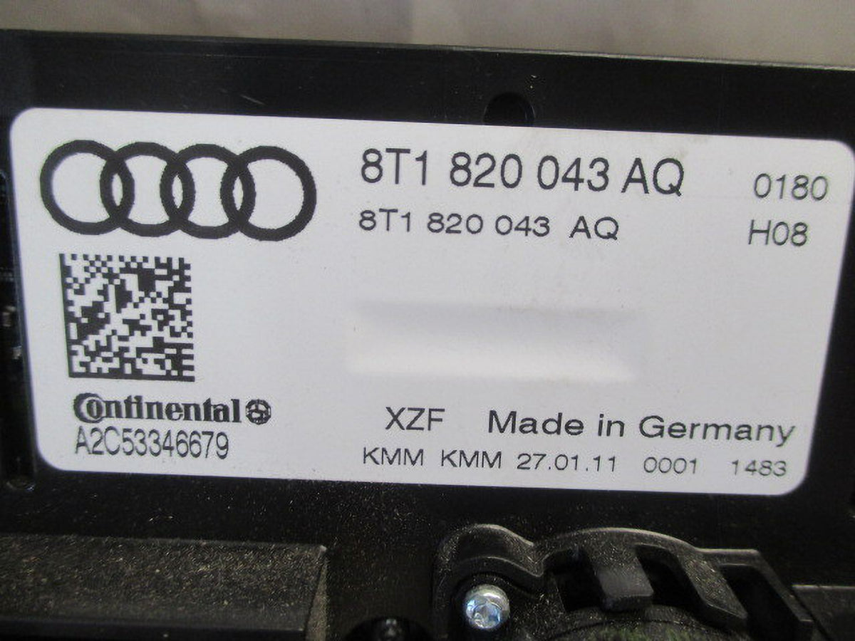 Pre-Owned Audi Q5 AC Heater Temperature Control Unit D65711