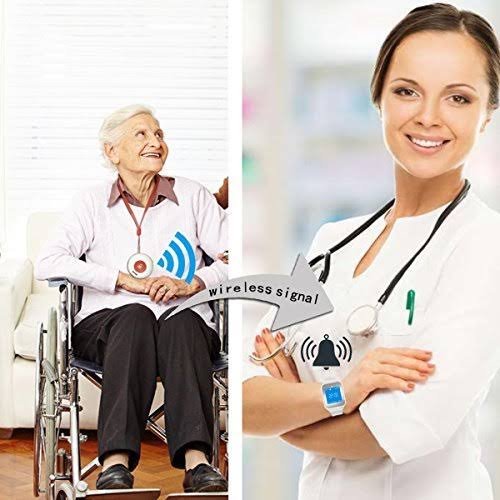 Wireless Restaurant Pager Calling System Table Service Call Buzzers D486