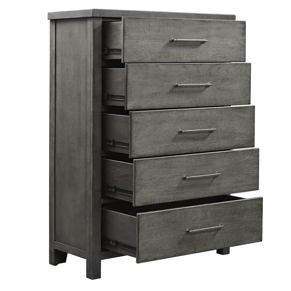 Dark Gray 5 Drawer Chest A702