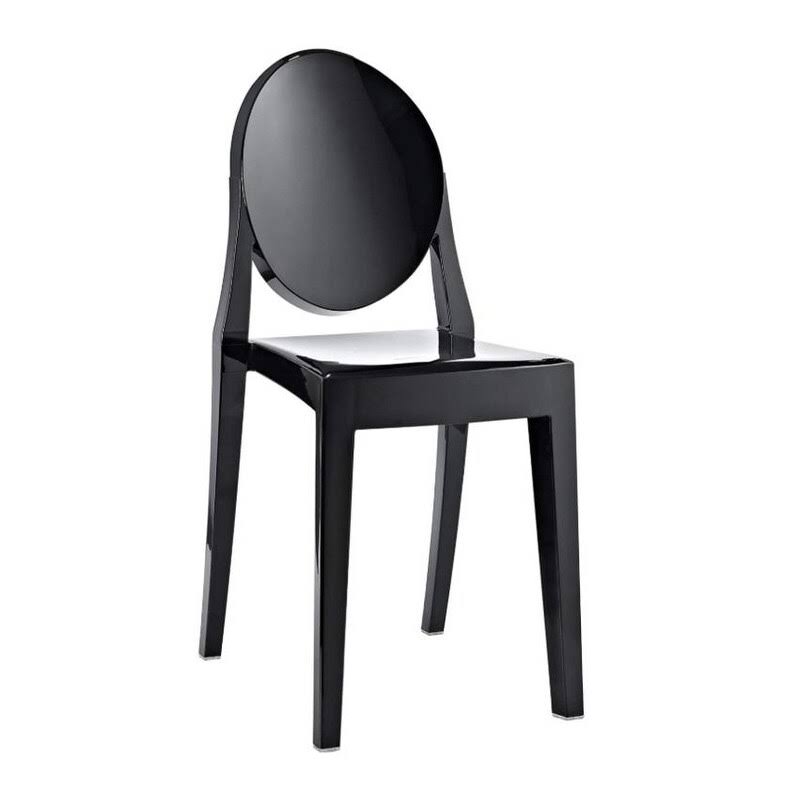 Set of 2 Armless Polycarbonate Chair R3778