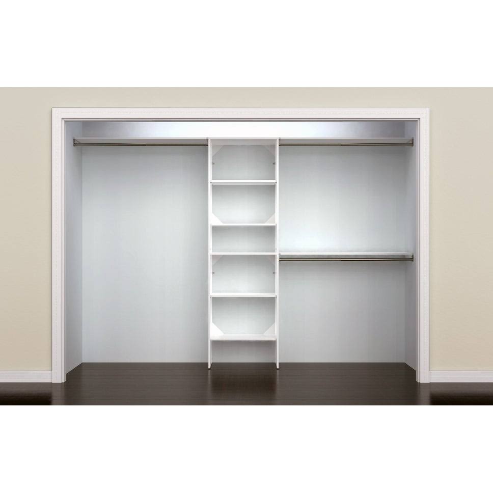 Natural Gray Closet Organizer with Shelves G16108