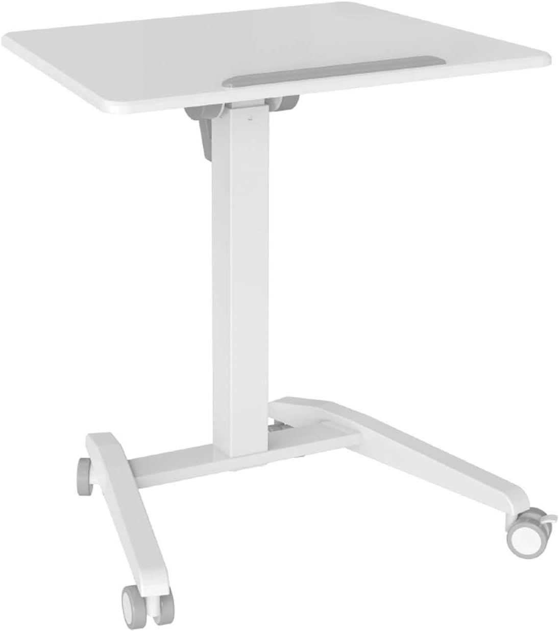 White Compact Standing Desk U706