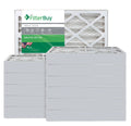 Silver MERV 8 Pleated AC Furnace Air Filter, Pack of 12 F4237
